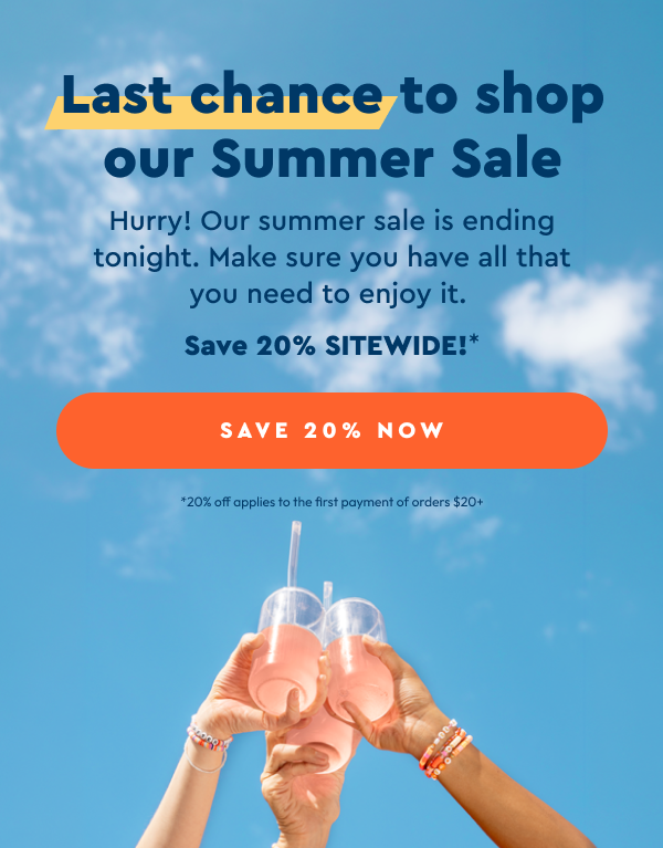 Get 20% off SITEWIDE with code STAYCOOL