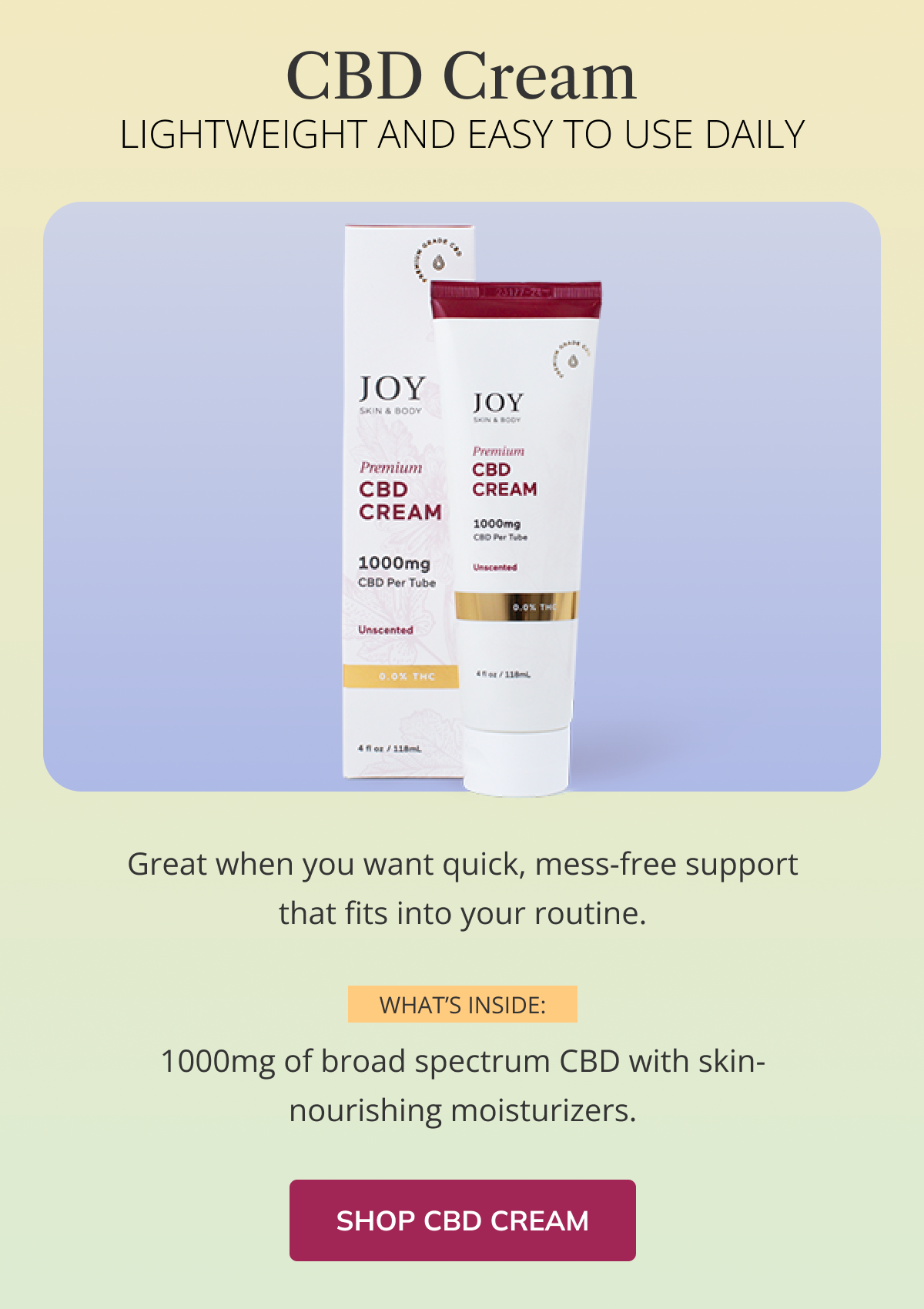 CBD Cream