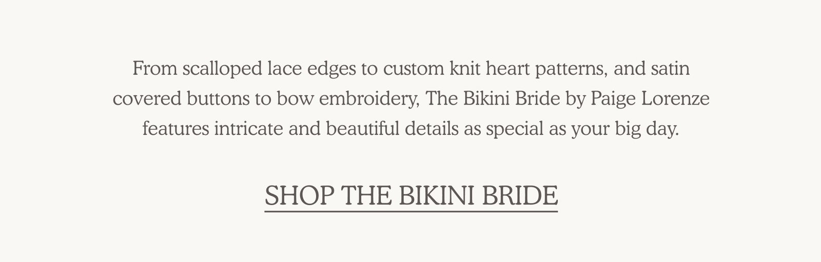 x paige lorenze the bikini bride
