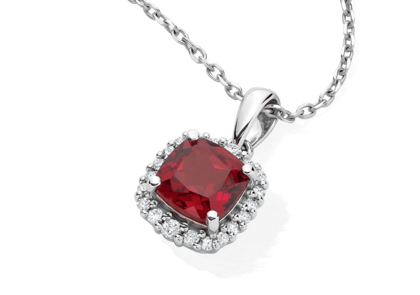Slide show featuring different ruby pieces on a white background.