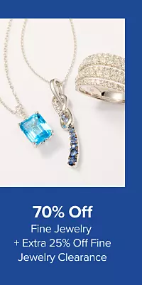 70% off fine jewelry. Plus, extra 25% off fine jewelry clearance. Shop now.