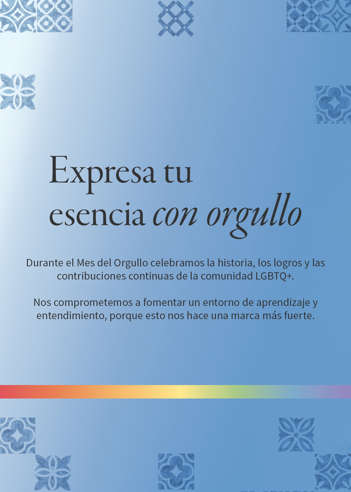 Expresa tu esencia con orgullo
