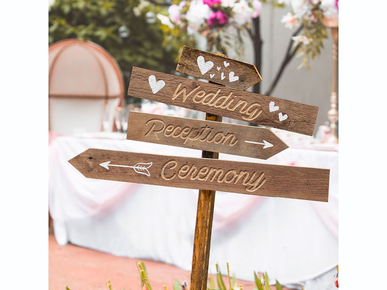Sign Making for a wedding