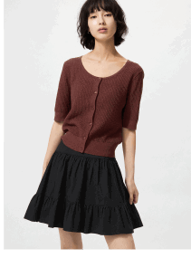 product16women0seersucker0volume0mini0skirt