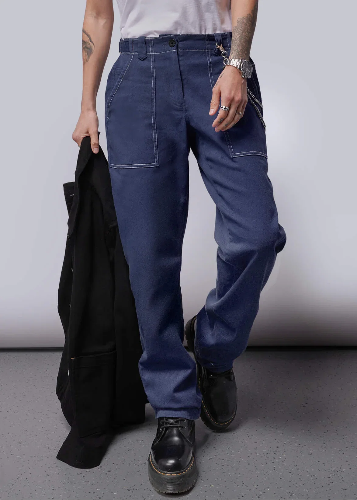 Image of Juliette Lewis X Wildfang Denim Utility Pant