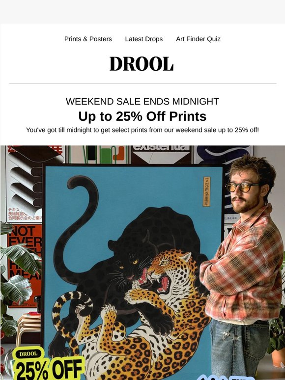 DROOL A lighter please by Tom Modol | Art & Frames | Ohouse drool