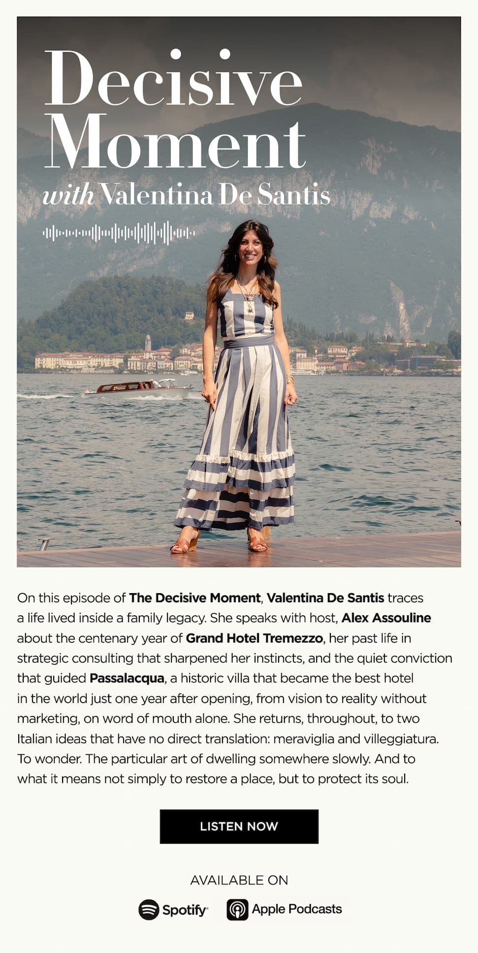 The Decisive Moment with Valentina De Santis