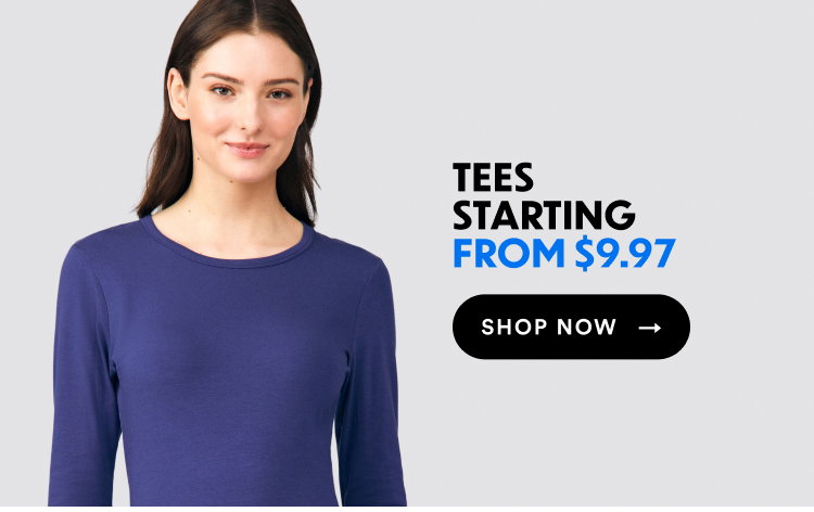 Tees Starting From $9.97