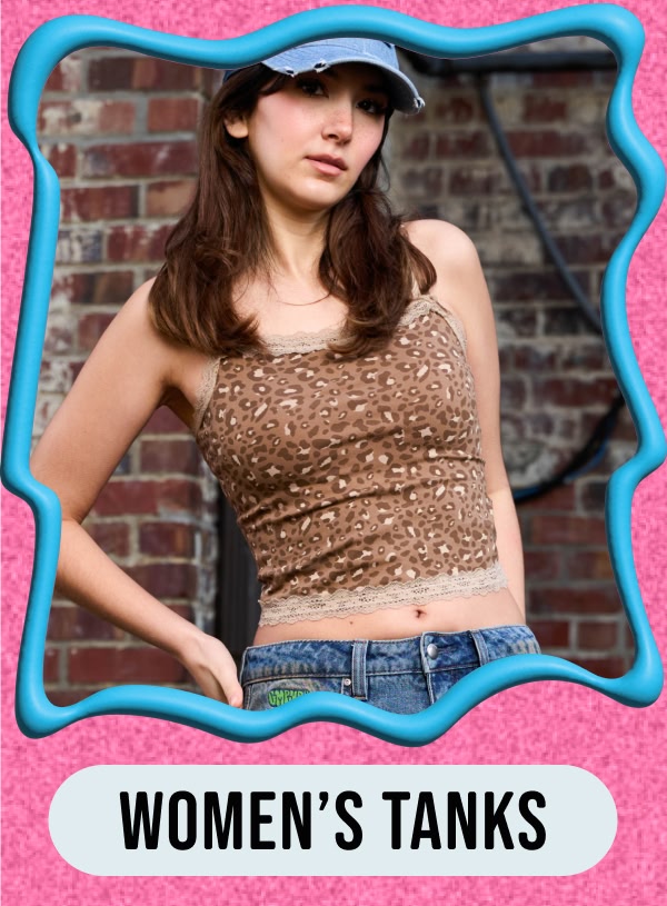 Buy one women's tank top, get another one 50% off! 