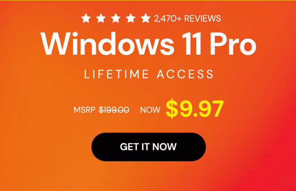 Microsoft Windows 11 Pro or Home