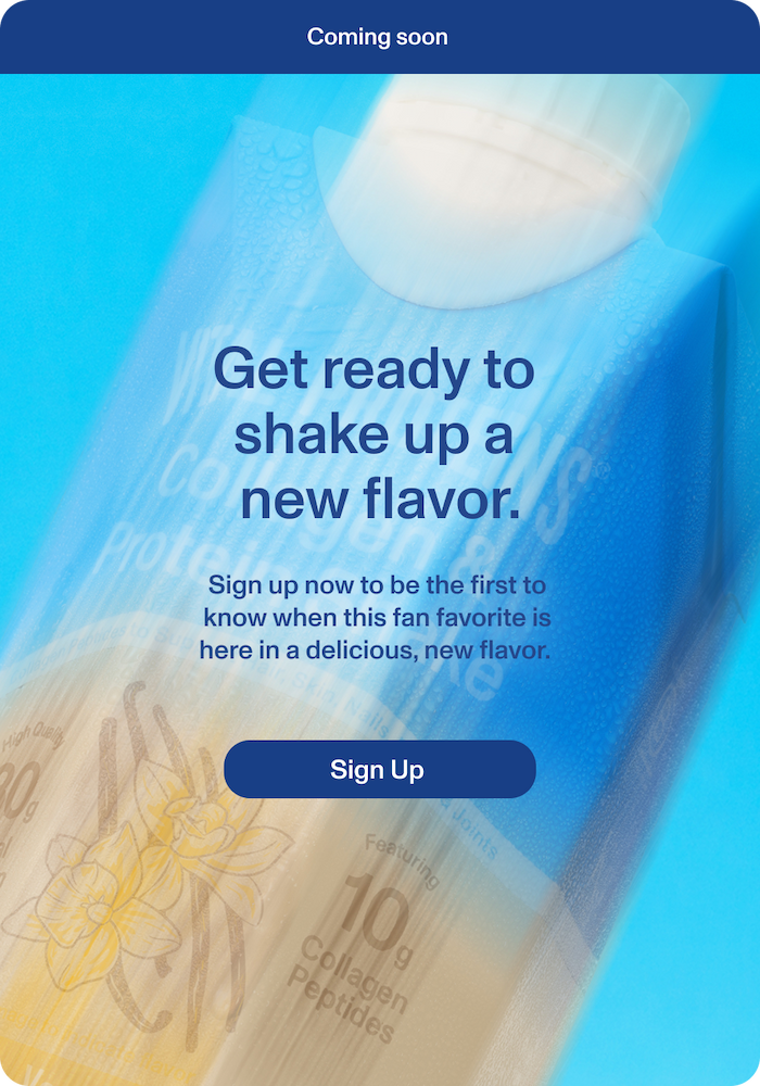 Get ready to shake up a new flavor. 