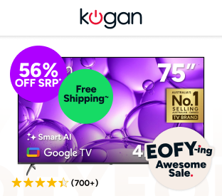 Kogan 75" LED 4K Smart AI Google TV Product Image