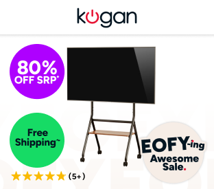 Kogan Studio TV Trolley with Shelf for 37" - 86" TVs  Product Image