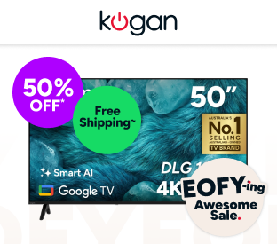 Kogan 50" QLED 4K Smart AI Google TV Product Image