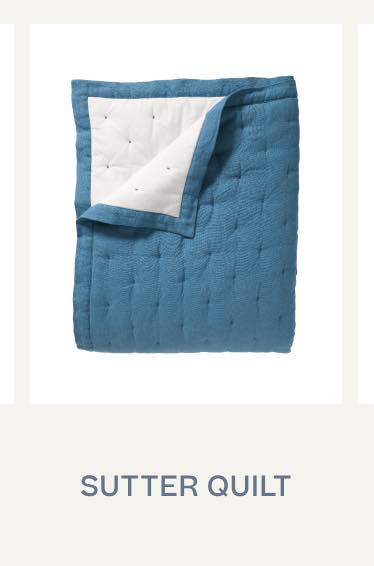Sutter Linen Quilt