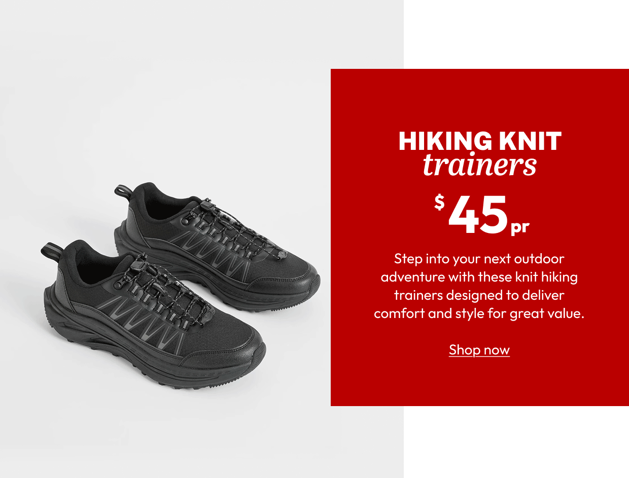 HIKING KNIT trainers