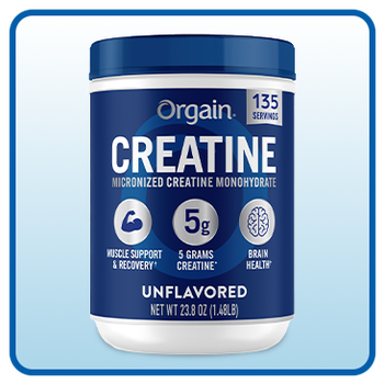 Orgain, Micronized Creatine Monohydrate, Unflavored, 1.48 lbs