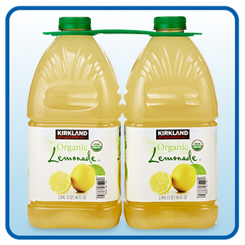 Kirkland Signature, Organic Lemonade, 96 fl oz, 2-Count