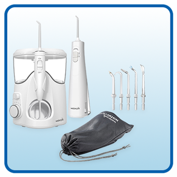 Waterpik Ultra Plus and Cordless Enhance 3000 Water Flosser Combo Pack