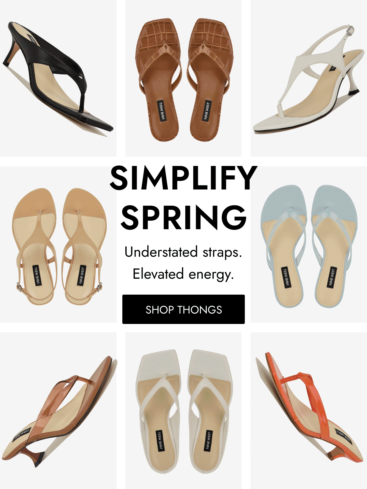Simplify spring Shop thongs