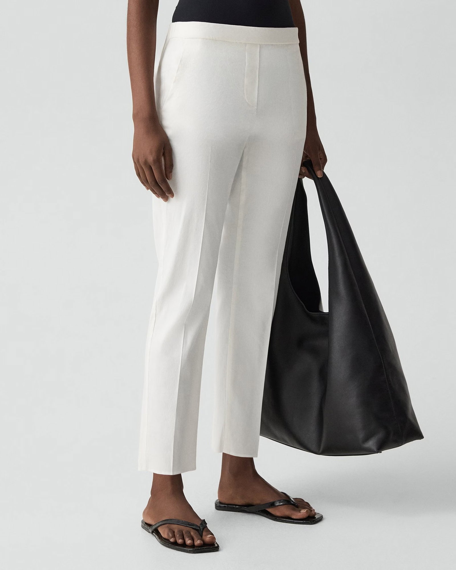 Treeca Pull-On Trousers in Good Linen