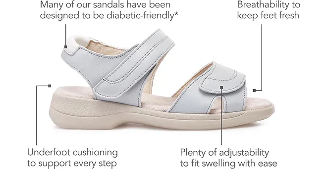 Why choose our supportive sandals?