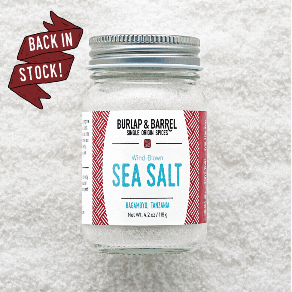 Wind-Blown Sea Salt from Burlap & Barrel