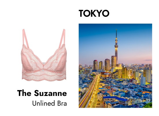Tokyo; The Suzanne Unlined Bra