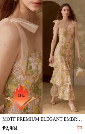 MOTF PREMIUM ELEGANT EMBROIDERED...