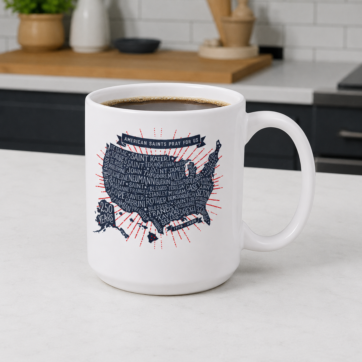 American Saints 250th Commemorative Mug