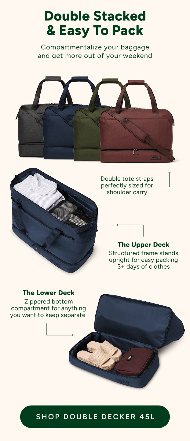 Double Decker Weekender 45L
