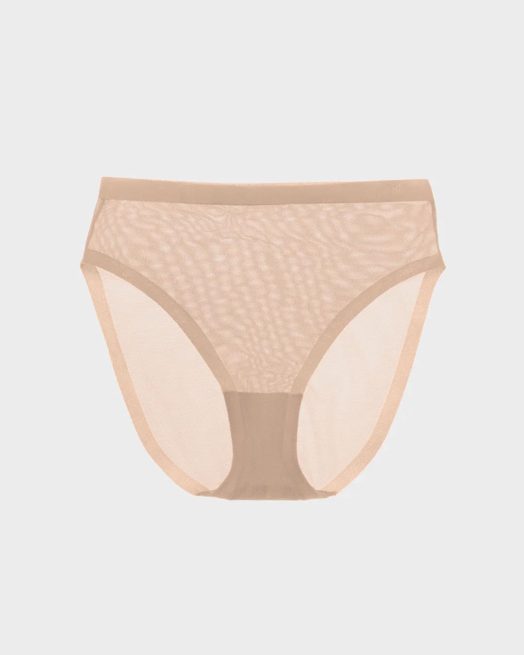 Image of Champagne Mesh High Cut Highwaisted