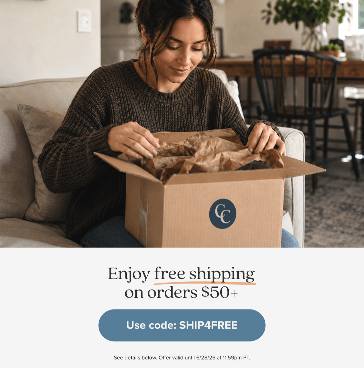 Surprise! Enjoy free shipping on orders $50+. Use Code: SHIP4FREE