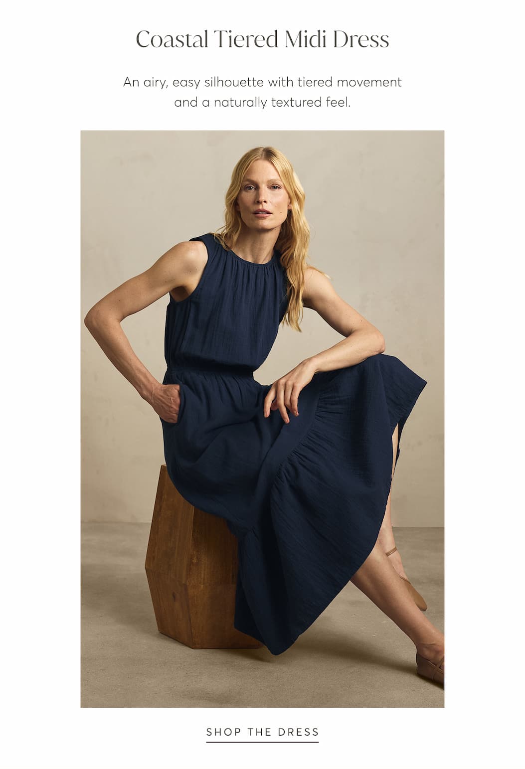 Coastal Tiered Midi Dress | Shop The Dress