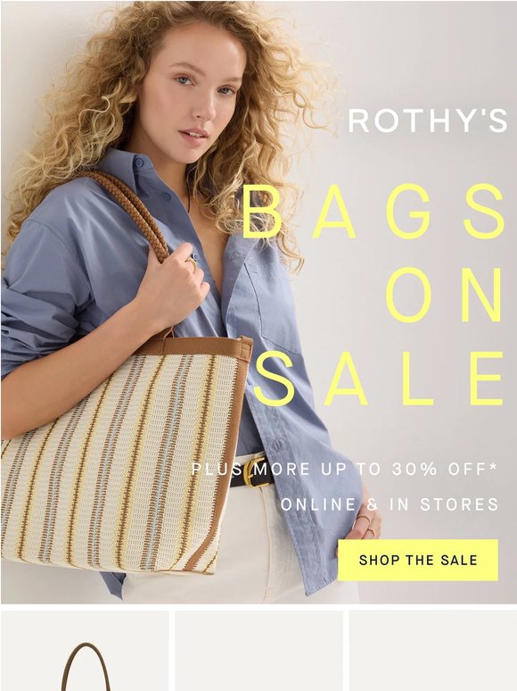 Get that bag. Up to 30% off.