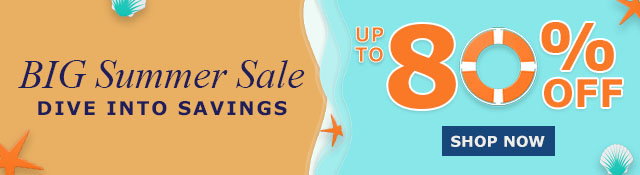 Big Summer Sale | Up to 80% Off