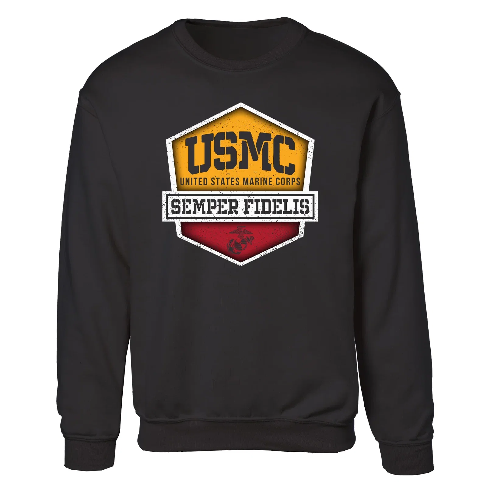Image of USMC Hexagon Badge Sweatshirt