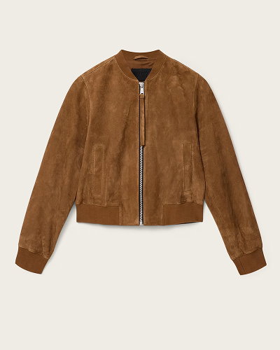 ORTEN SUEDE BOMBER JACKET