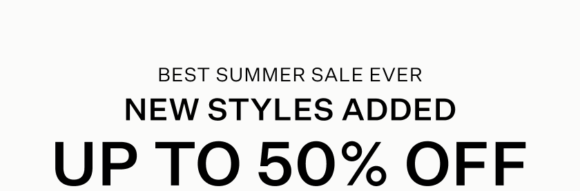 BEST SUMMER SALE EVER