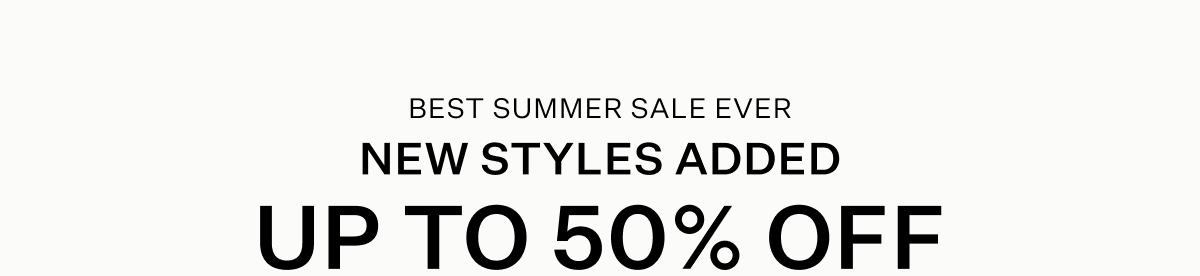 BEST SUMMER SALE EVER
