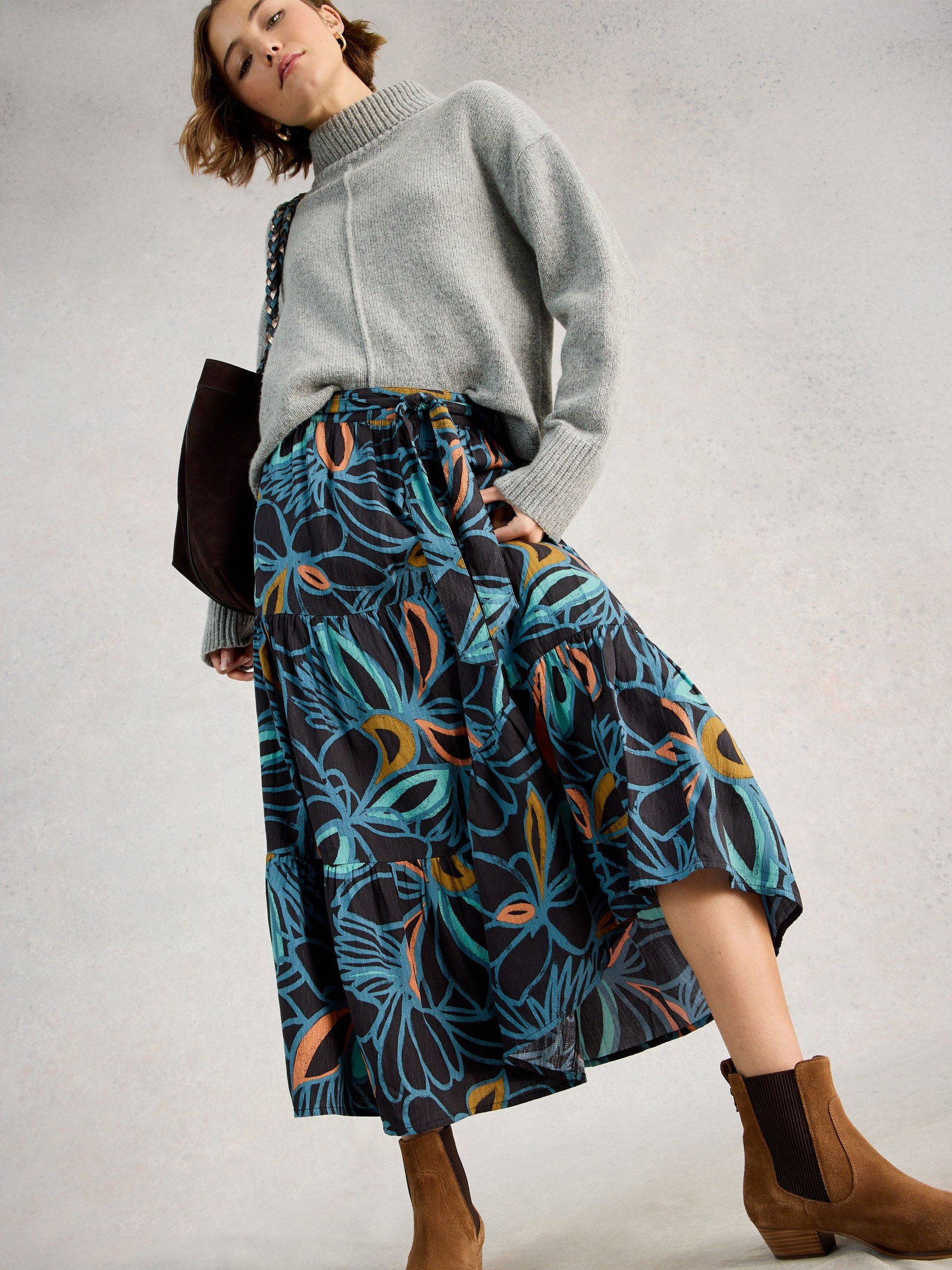 Shop Lotus Maxi Skirt