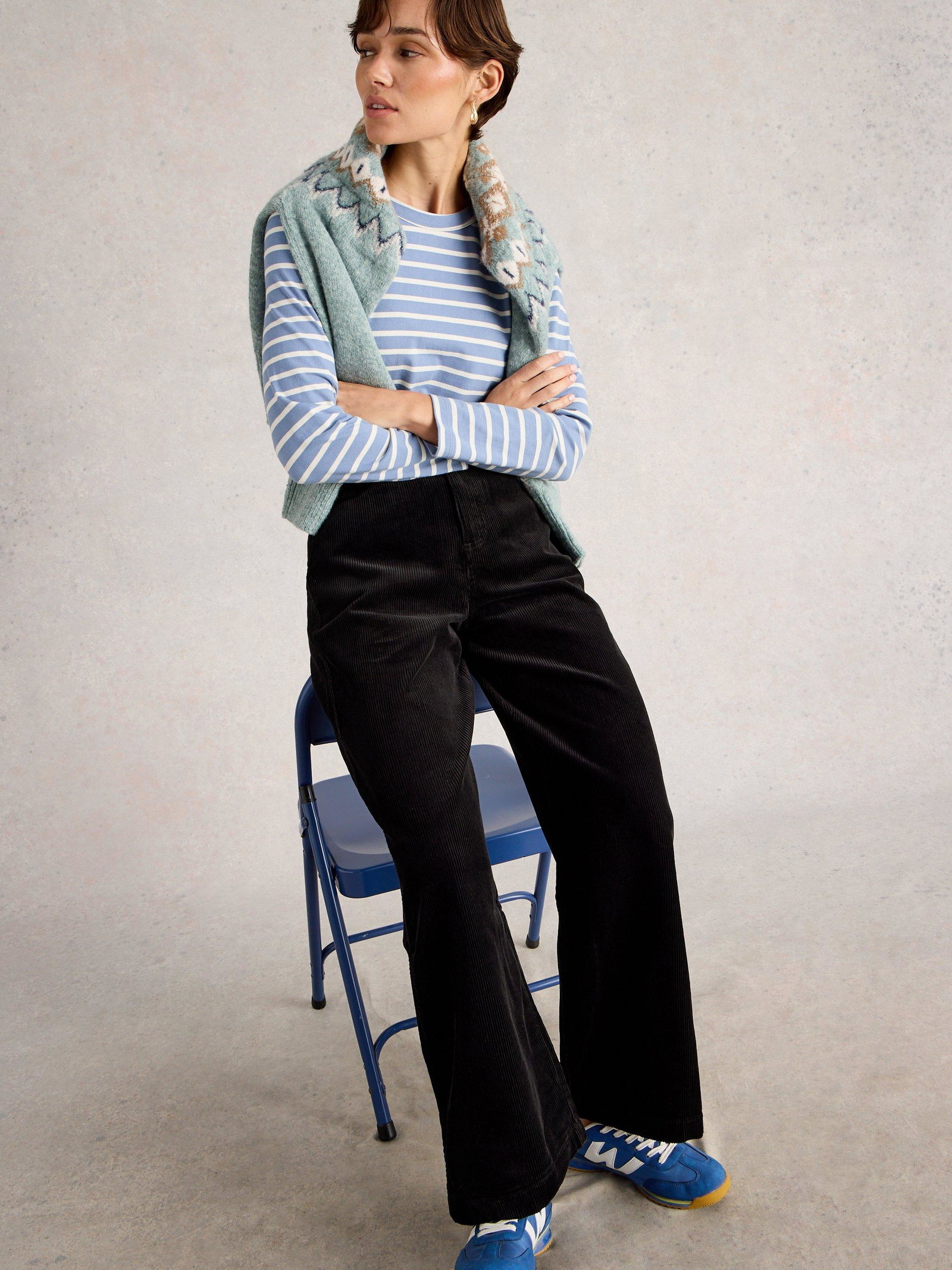 Shop Ayla Cord Wide Leg Trouser