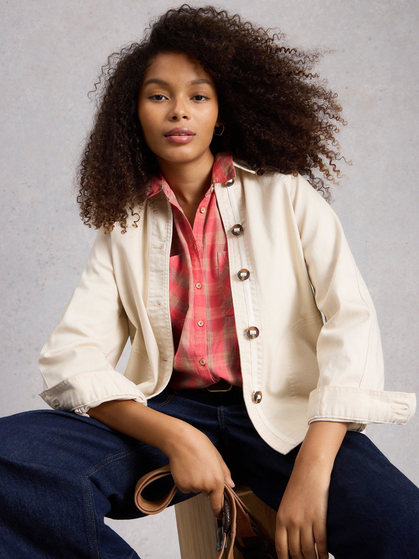 Shop Sophie Organic Check Shirt