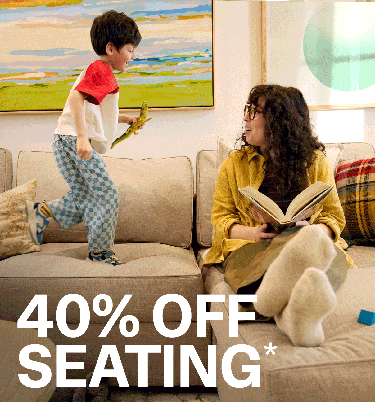 40% Off Seating Ends Tonight