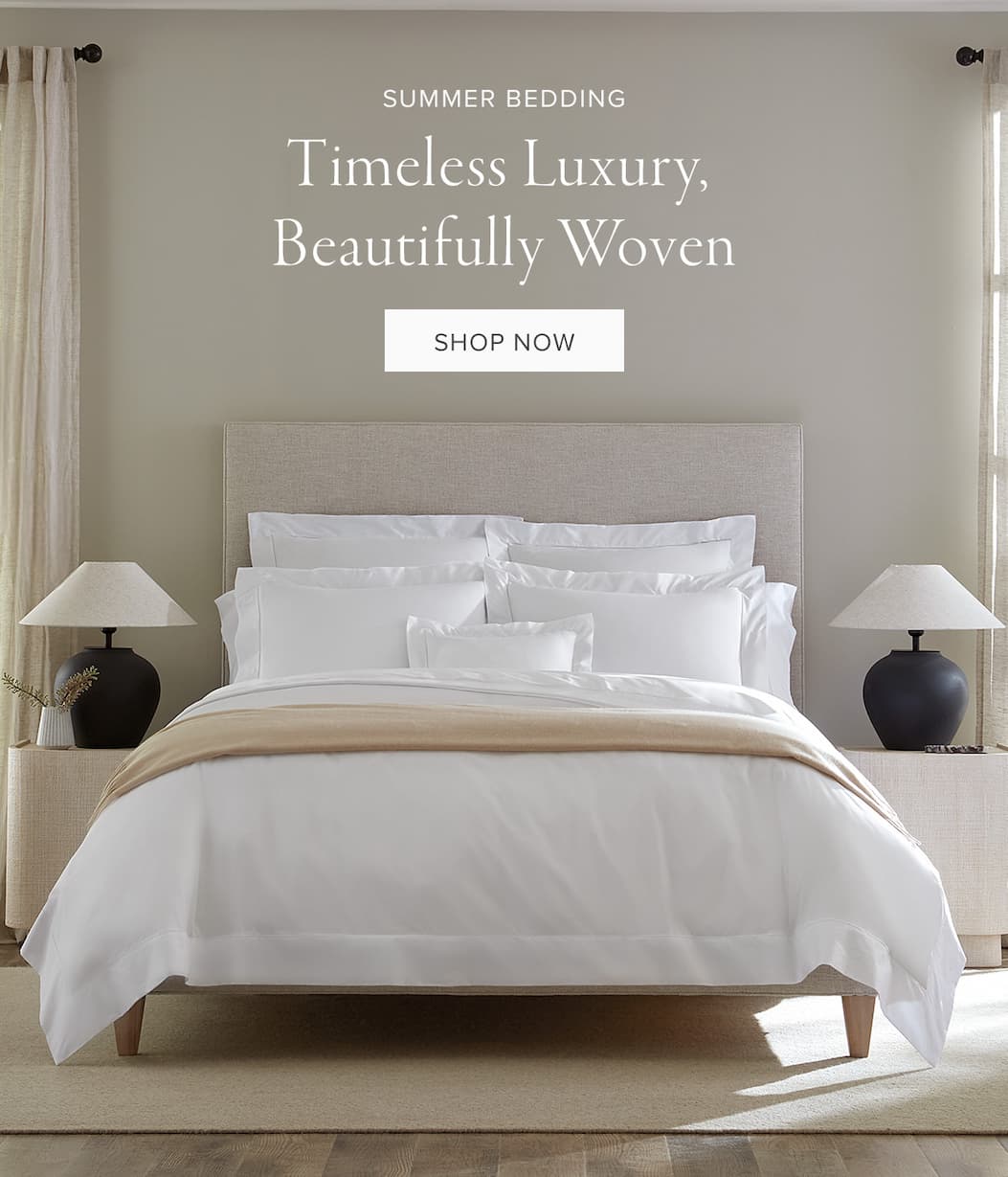 White Summer Bedding