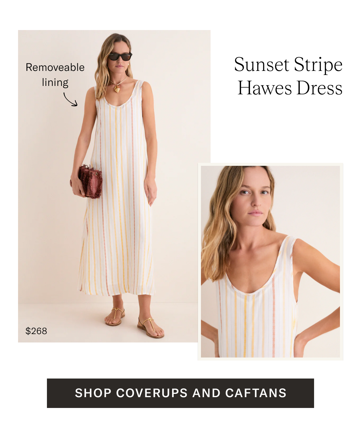Sunset Stripe Hawes Dress