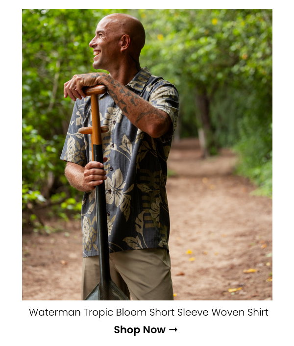Waterman Tropic Bloom Short Sleeve Woven Shirt