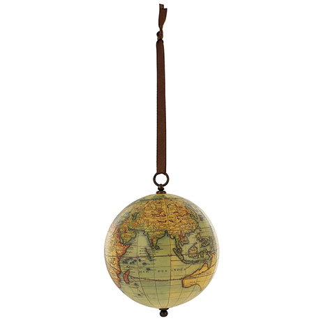 Hanging decoration inspired by the Age of Exploration globe. - Shop Now.