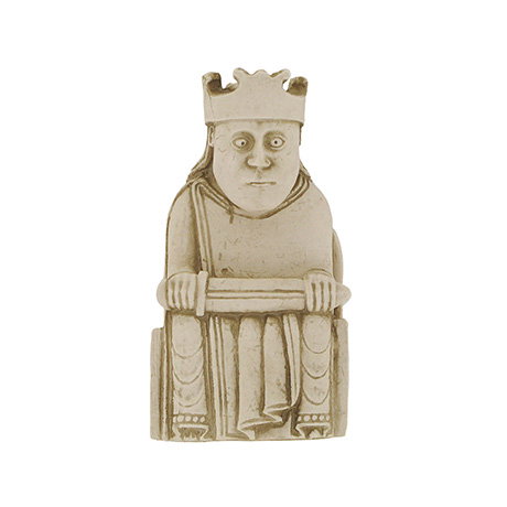 Lewis Chessmen king chess piece inspired by the famous medieval chess set. - Shop Now.