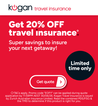 Kogan Travel Insurance EOFY - Get 20% off Travel Insurance ◇